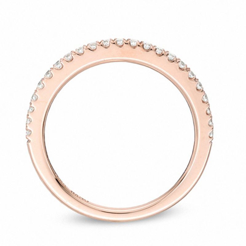 Vera Wang Love Collection 0.23 CT. T.W. Diamond Band in 14K Rose Gold