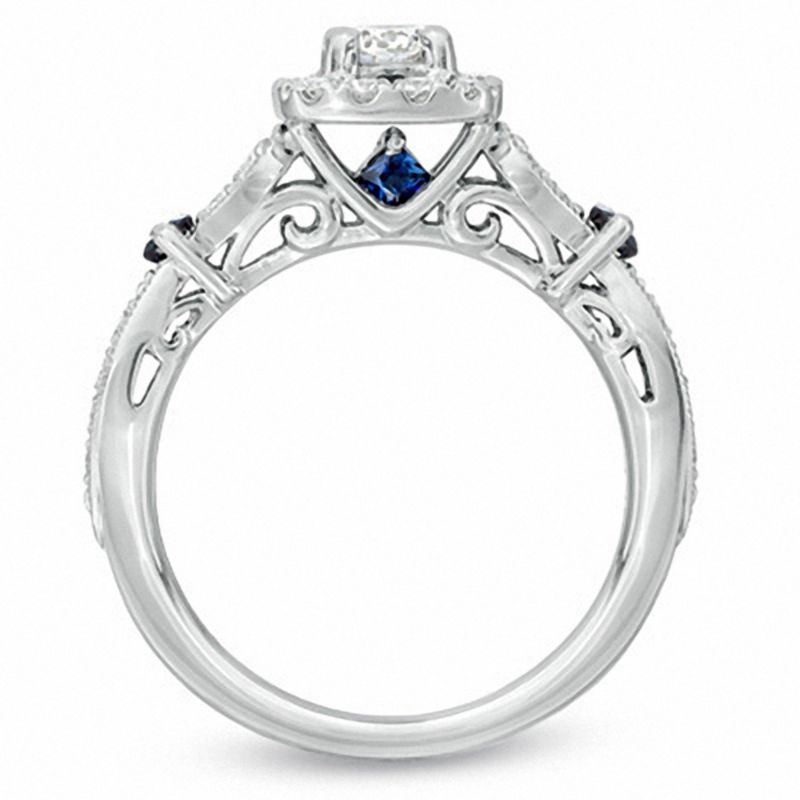 Main Image 3 of Vera Wang Love Collection 0.70 CT. T.W. Diamond Vintage-Style Ring in 14K White Gold