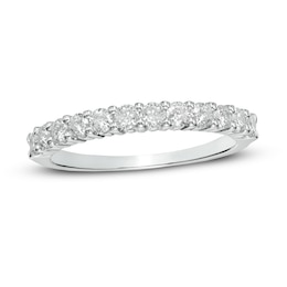 0.50 CT. T.W. Canadian Certified Diamond Band in 14K White Gold (I/I2)