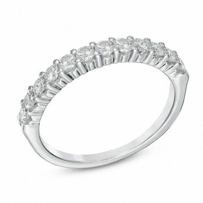 0.50 CT. T.W. Canadian Certified Diamond Band 14K White Gold (I/I2)