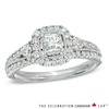 Celebration Canadian Lux® 1.25 CT. T.W. Diamond Frame Engagement Ring in 18K White Gold (I/SI2)