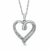 Thumbnail Image 0 of Diamond Accent Heart Pendant in Sterling Silver