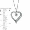 Thumbnail Image 2 of Diamond Accent Heart Pendant in Sterling Silver