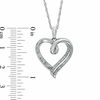 Thumbnail Image 1 of Diamond Accent Heart Pendant in Sterling Silver