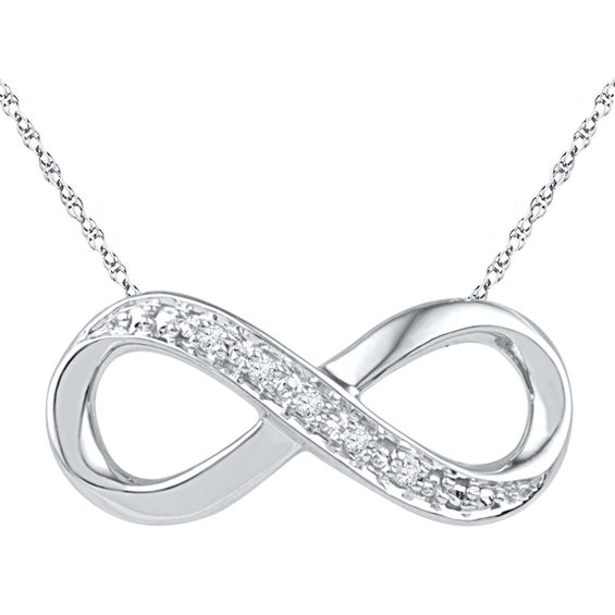Peoples jewellers infinity necklace on sale