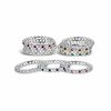 Thumbnail Image 2 of Stackable Expressions™ Amethyst and Diamond Accent Eternity Band in Sterling Silver