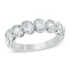 Thumbnail Image 1 of 1.00 CT. T.W. Certified Canadian Diamond "S" Anniversary Band in 14K White Gold (I/I1)