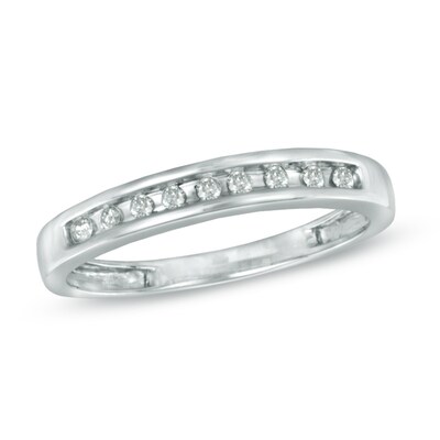 CT. T.W. Diamond Anniversary Band in Sterling Silver