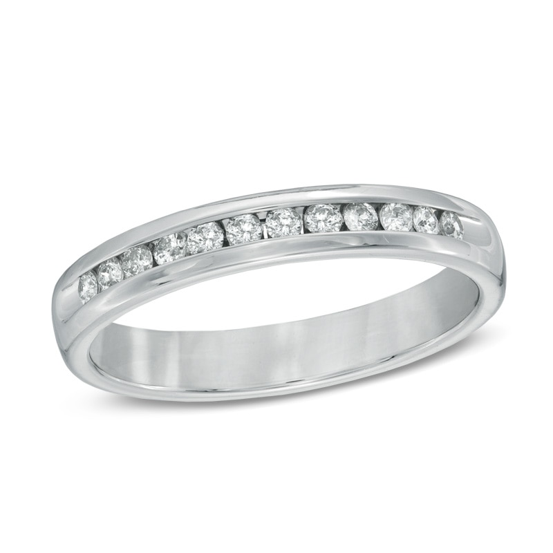 0.20 CT. T.W. Diamond Anniversary Band Sterling Silver