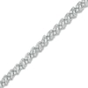 Thumbnail Image 0 of 0.45 CT. T.W. Diamond Wrap Link Bracelet in 10K White Gold