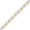 Thumbnail Image 1 of 0.40 CT. T.W. Diamond "S" Line Bracelet in 10K Gold