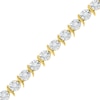 Thumbnail Image 0 of 0.40 CT. T.W. Diamond "S" Line Bracelet in 10K Gold