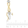 Thumbnail Image 1 of 0.25 CT. T.W. Diamond Infinity Link Station Bracelet in 10K Gold