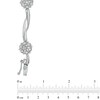 Thumbnail Image 1 of 0.33 CT. T.W. Diamond Flower Garland Bracelet 10K White Gold