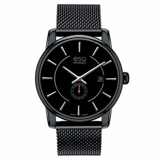 Men's ESQ Movado Capital Black Mesh Watch (Model: 07301445)
