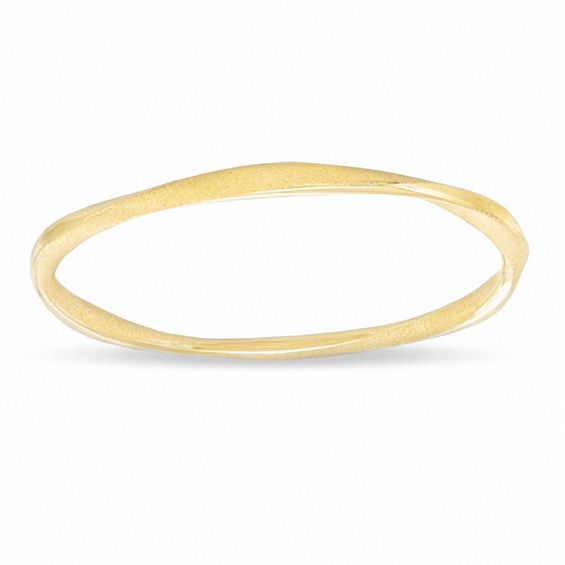 Charles Garnier Twist Bangle in Sterling Silver with 18K Gold Plate - 7.5"