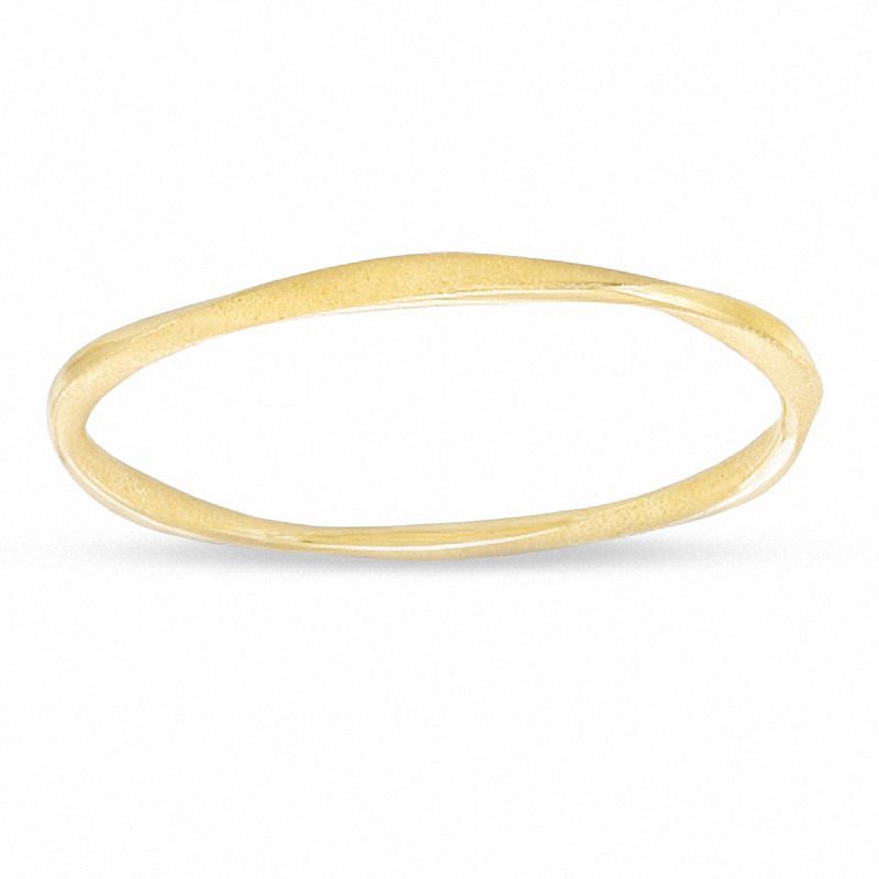 Main Image 1 of Charles Garnier Twist Bangle in Sterling Silver with 18K Gold Plate - 7.5&quot;
