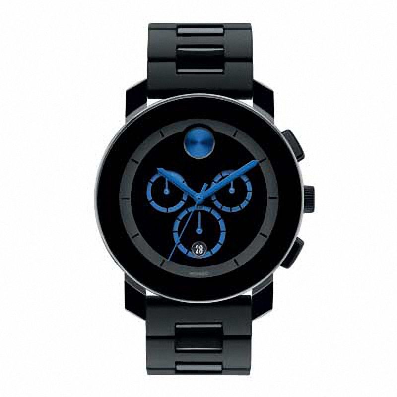 Men's Movado Bold® Blue Chronograph Watch (Model: 3600101)|Peoples Jewellers