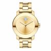 Ladies' Movado Bold® Crystal Gold-Tone Watch (Model: 3600104)