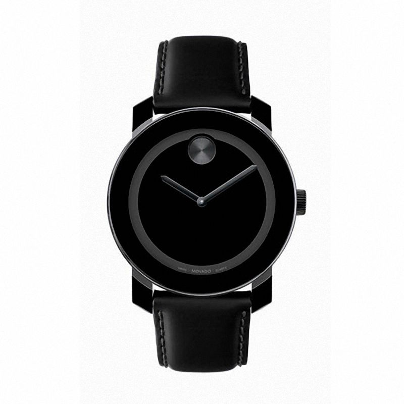 Men's Movado Bold® Watch with Round Black Dial (Model: 3600005)|Peoples Jewellers