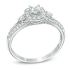 Thumbnail Image 1 of 0.50 CT. T.W. Princess-Cut Diamond Frame Engagement Ring in 14K White Gold