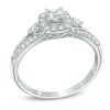 Thumbnail Image 2 of 0.50 CT. T.W. Princess-Cut Diamond Frame Engagement Ring in 14K White Gold