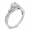 Thumbnail Image 1 of Celebration Canadian Lux® 0.78 CT. T.W. Diamond Twist Engagement Ring in 18K White Gold (I/SI2)