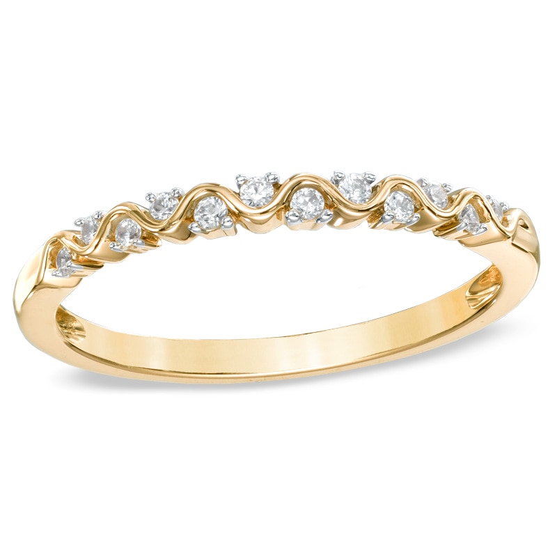 0.10 CT. T.W. Diamond Anniversary Band in 10K Gold|Peoples Jewellers