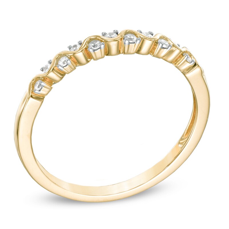 0.10 CT. T.W. Diamond Anniversary Band in 10K Gold