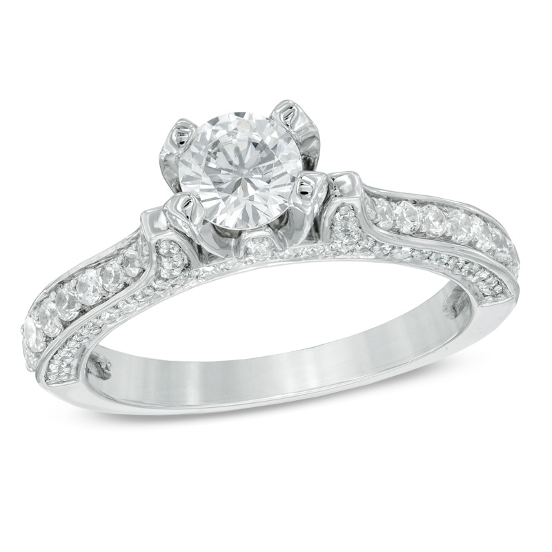 1.50 CT. T.W. Diamond Engagement Ring in 14K White Gold|Peoples Jewellers