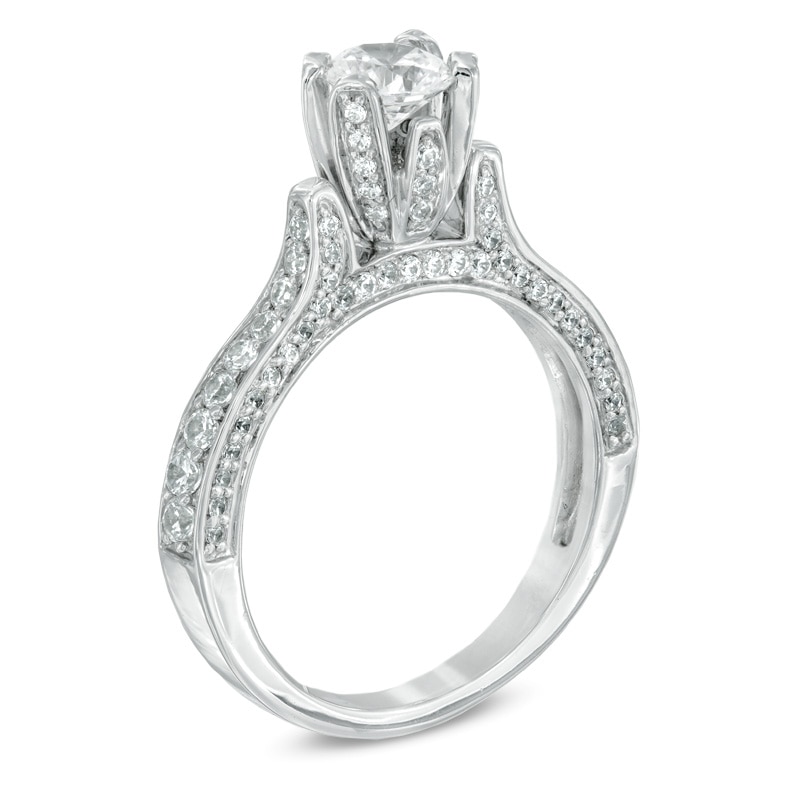 1.50 CT. T.W. Diamond Engagement Ring in 14K White Gold