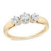 0.50 CT. T.W. Diamond Three Stone Engagement Ring in 10K Gold