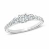 Thumbnail Image 1 of 0.75 CT. T.W. Diamond Three Stone Engagement Ring in 10K White Gold