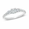 Thumbnail Image 0 of 0.75 CT. T.W. Diamond Three Stone Engagement Ring in 10K White Gold