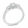 0.75 CT. T.W. Diamond Three Stone Engagement Ring in 10K White Gold