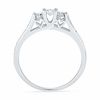 0.50 CT. T.W. Diamond Three Stone Engagement Ring in 10K White Gold