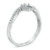 Thumbnail Image 1 of 0.25 CT. T.W. Diamond Promise Bypass Promise Ring in 10K White Gold