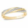 Thumbnail Image 0 of Men's 0.16 CT. T.W. Diamond Wedding Band in 10K Gold