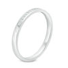 Thumbnail Image 2 of 0.15 CT. T.W. Princess-Cut Diamond Band in 10K White Gold
