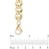 Thumbnail Image 2 of 10.3mm Curb Chain Necklace in 10K Gold - 24"