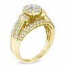 1.25 CT. T.W. Diamond Cluster Engagement Ring in 10K Gold