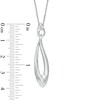 Thumbnail Image 3 of Twist Drop Earrings and Pendant Set in Sterling Silver