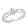 Thumbnail Image 0 of 0.20 CT. T.W. Composite Diamond Promise Ring in 10K Gold