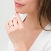 Thumbnail Image 2 of 0.12 CT. T.W. Diamond Vintage-Style Anniversary Band in 14K White Gold