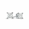 Thumbnail Image 0 of Celebration Canadian Grand™ 0.50 CT. T.W. Princess-Cut Diamond Solitaire Earrings in 14K White Gold (H-I/I1)