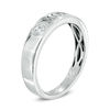 0.10 CT. Diamond Solitaire "MOM" Band in 10K White Gold