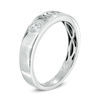 Thumbnail Image 1 of 0.10 CT. Diamond Solitaire "MOM" Band in 10K White Gold