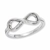 Thumbnail Image 1 of Infinity Ring in Sterling Silver