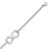 Thumbnail Image 1 of Infinity Bracelet in Stainless Steel - 7.5"