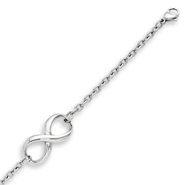 Infinity Bracelet in Stainless Steel - 7.5"